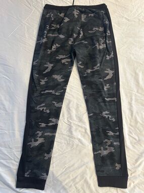 burnside Black & Gray Camo Joggers